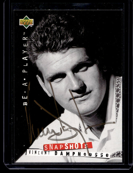 1994-95 Upper Deck Be a Player - Signatures - Snapshots - Vincent Damphousse #120
