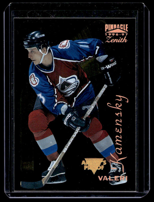 1996-97 Pinnacle Zenith - Artist's Proof - Valeri Kamensky #8