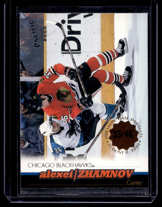 1999-00 Pacific - Premiere Date - Alexei Zhamnov #98 /46