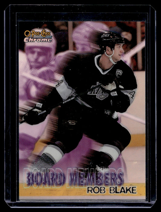 1998-99 O-Pee-Chee Chrome - Board Members - Refractor - Rob Blake #B11