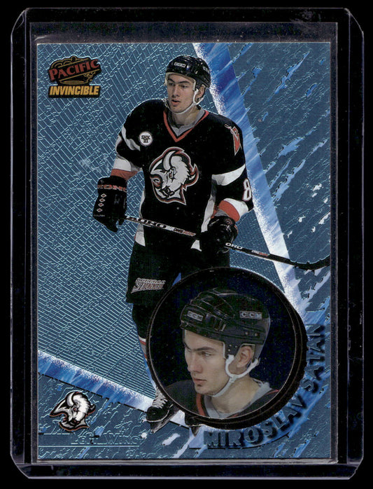 1997-98 Pacific Invincible - Ice Blue - Miroslav Satan #15