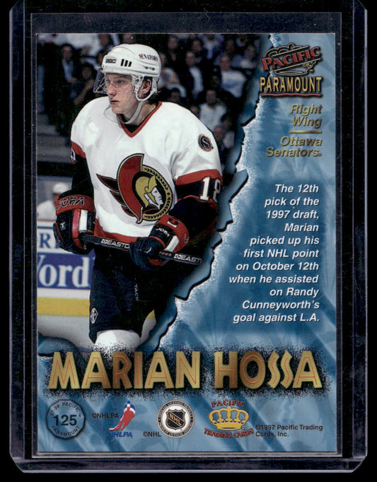 1997-98 Pacific Paramount  - Copper - Marian Hossa #125 RC