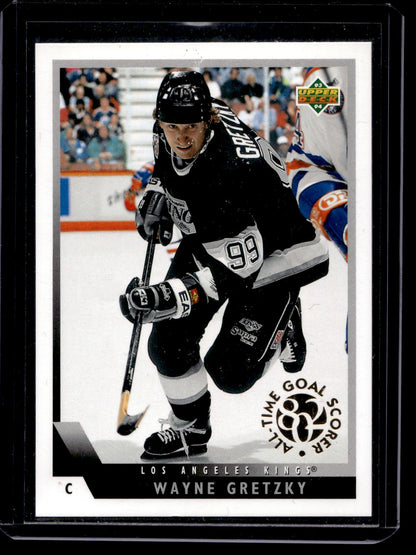 1993-94 Upper Deck - Silver All-Time Goal Scorer Stamp - Wayne Gretzky #99