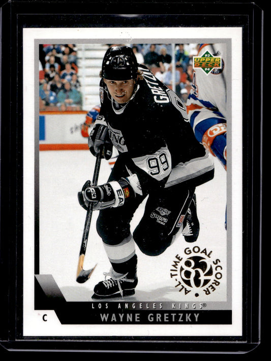 1993-94 Upper Deck - Silver All-Time Goal Scorer Stamp - Wayne Gretzky #99