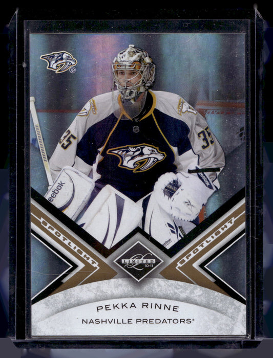 2010-11 Panini Limited - Gold Spotlight - Pekka Rinne #74 /10