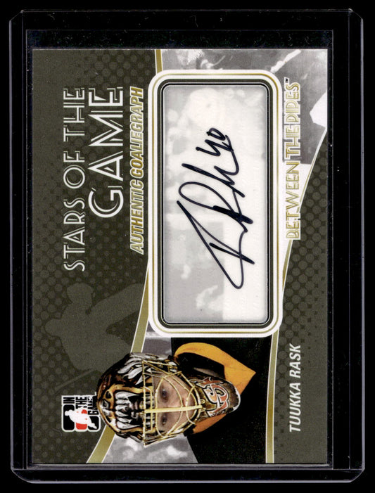 2010-11 In the Game Between the Pipes - GoalieGraphs - Tuukka Rask #A-TR