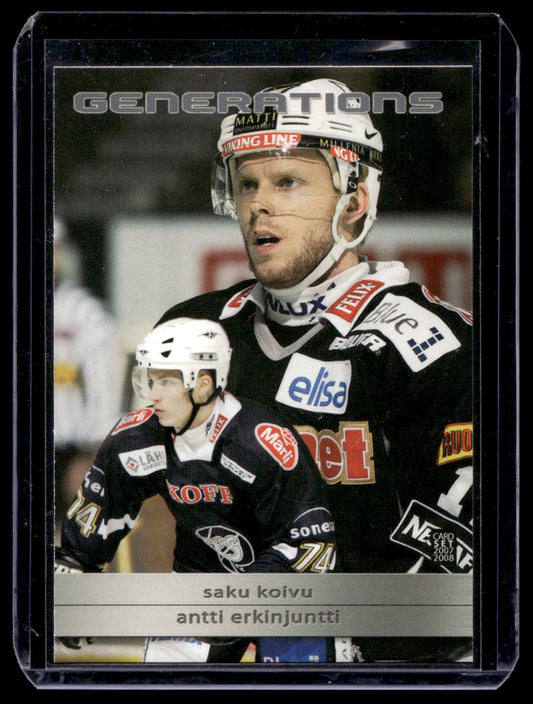 2007-08 Cardset - Generations - Saku Koivu / Antti Erkinjuntti #13 /50