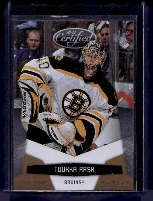 2010-11 Panini Certified - Mirror Gold -  Tuukka Rask #15 /25