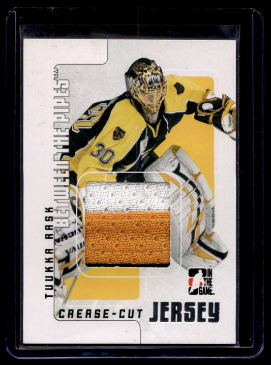 2007-08 In the Game Between the Pipes - Crease-Cut Jersey  - Tuukka Rask #CCJ-25 RY