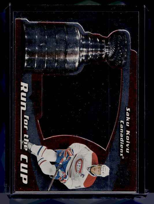 2008-09 Upper Deck Black Diamond - Run for the Cup - Saku Koivu #CUP23 /100