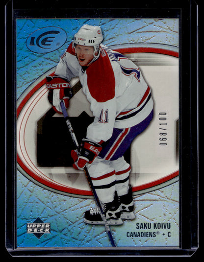 2005-06 Upper Deck Ice - Rainbow - Saku Koivu #50 /100