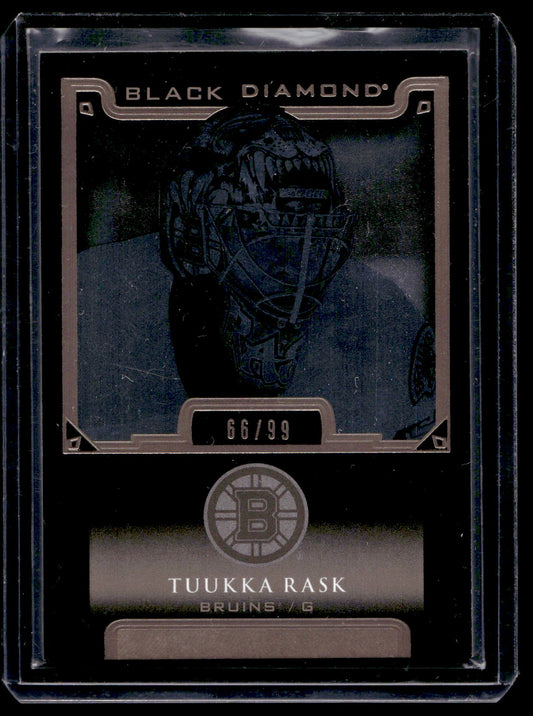 2015-16 Upper Deck Black Diamond - Pure Black - Tuukka Rask #BDB-TR /99