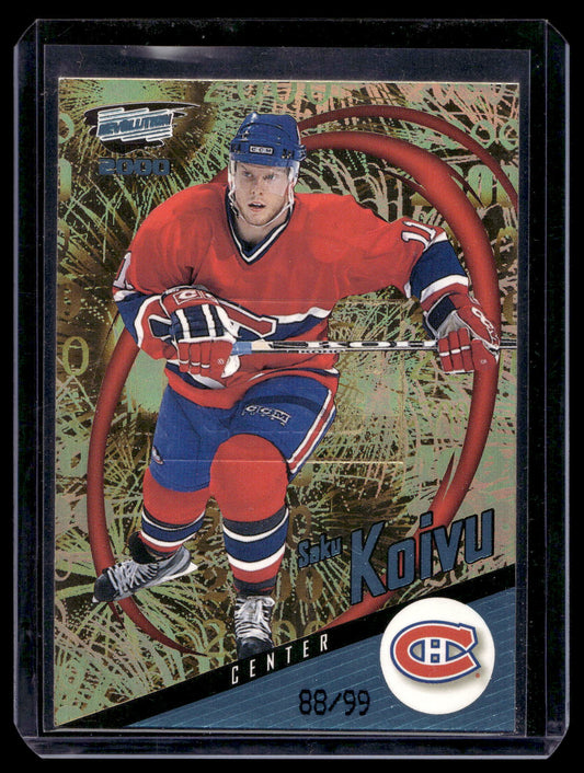 1999-00 Pacific Revolution - Shadow Series - Saku Koivu #75 /99