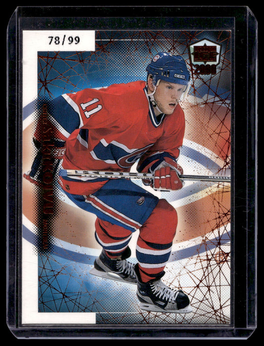 1999-00 Pacific Dynagon Ice -Copper - Saku Koivu #102 /99