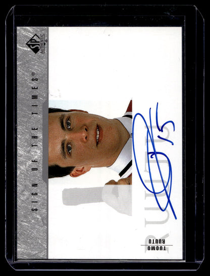 2003-04 Upper Deck SP Authentic - Sign of the Times - Tuomo Ruutu #SOT-TR RY