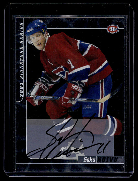 2000-01 In the Game Be A Player Signature Series - Autographs - Saku Koivu #163