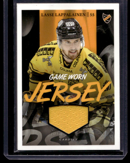 2022-23 Cardset - Game Worn Jersey - Lasse Lappalainen /128