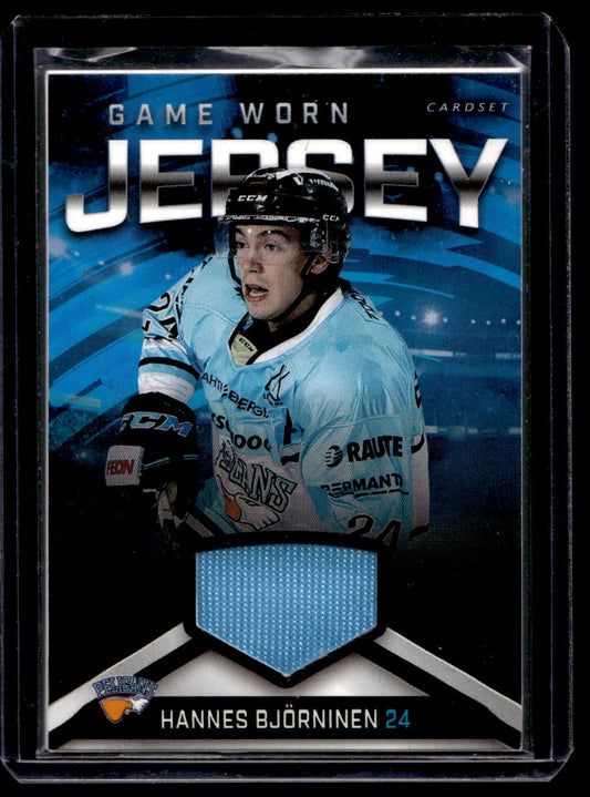 2018-19 Cardset - Game Worn Jersey - Hannes Björninen /128