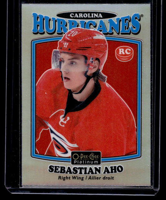 2016-17 Upper Deck O-Pee-Chee Platinum - Retro - Rainbow - Sebastian Aho #R-82 RY