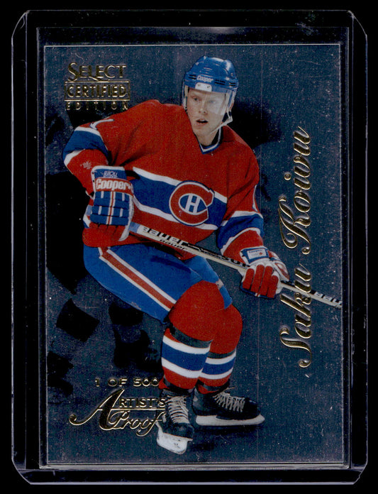 1996-97 Select Certified - Artist's Proof - Saku Koivu #64 /500