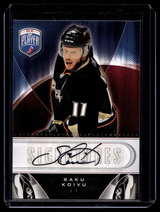 2009-10 Upper Deck Be a Player - Signatures - Saku Koivu #S-SK