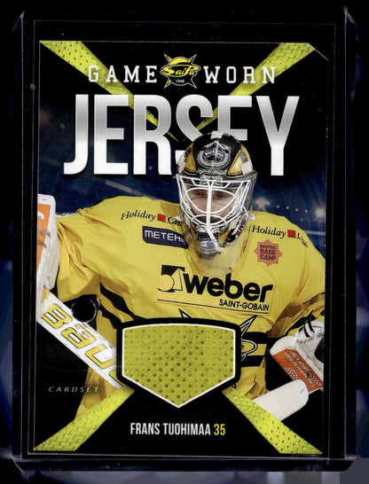 2017-18 Cardset - Game Worn Jersey - Frans Tuohimaa /128