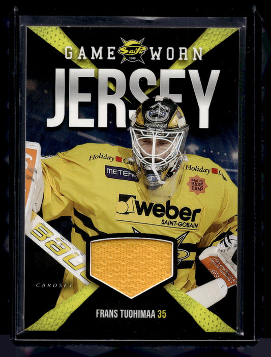 2017-18 Cardset - Game Worn Jersey - Frans Tuohimaa /128