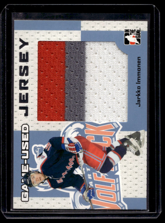 2006-07 In the Game Heroes and Prospects - Game-Used - Jersey - Jarkko Immonen #GUJ-17 RY