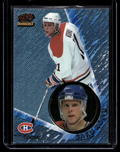 1997-98 Pacific Invincible - Ice Blue - Saku Koivu #71