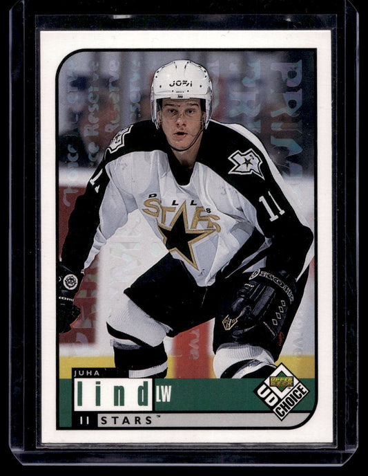 1998-99 Upper Deck UD Choice - Prime Choice Reserve - Juha Lind #64 /100