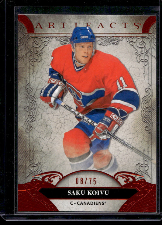 2020-21 Upper Deck Artifacts - Autumn - Legends - Saku Koivu #154 /75