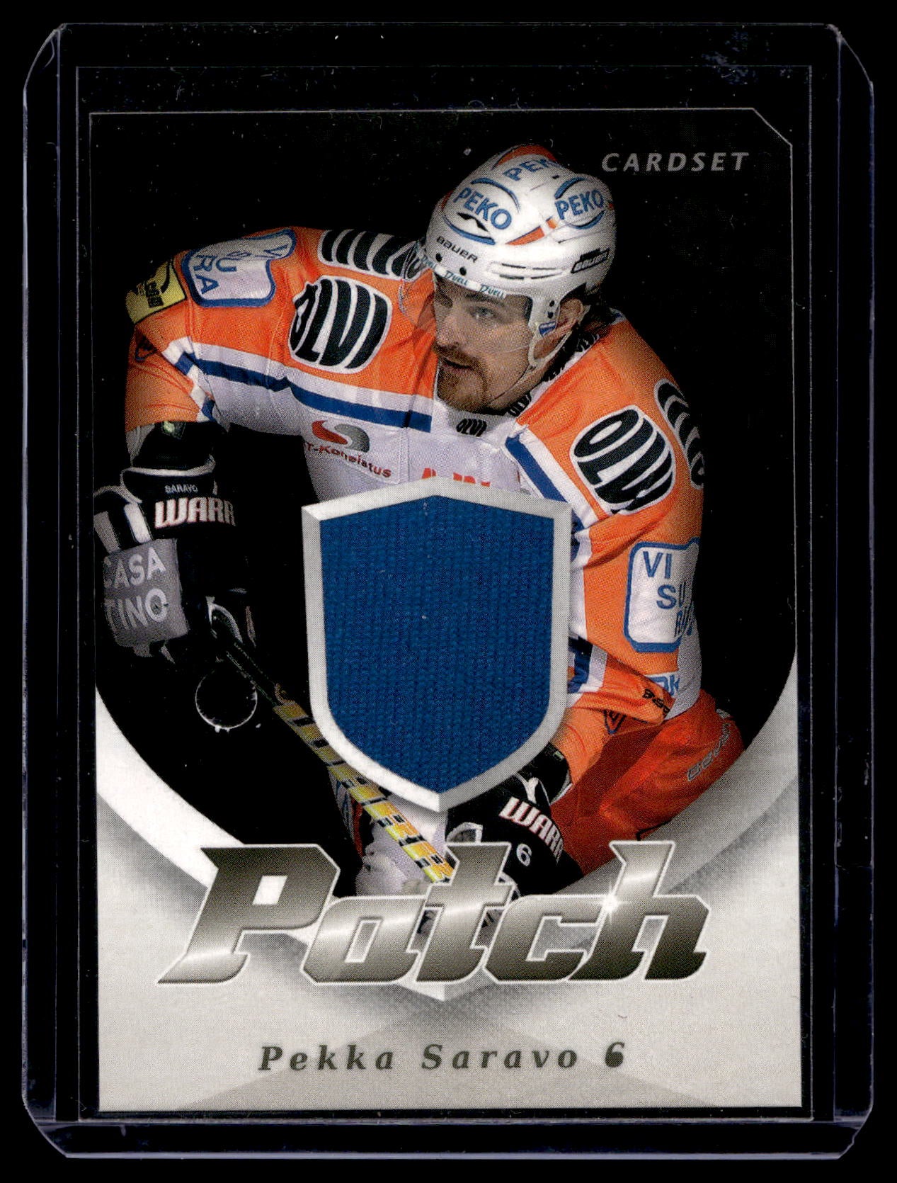 2012-13 Cardset - Patch - Pekka Saravo /100