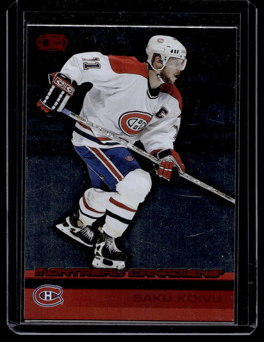 2002-03 Pacific Heads Up - Red - Saku Koivu #64 /80