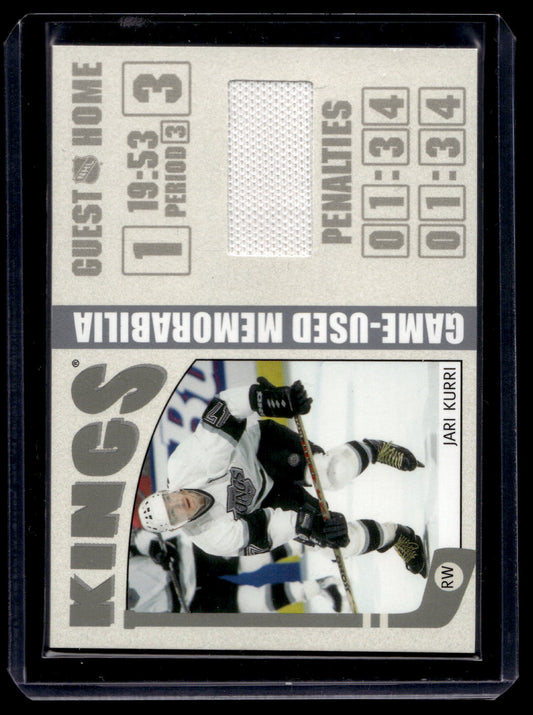 2004-05 In the Game Franchises US West Edition - Game-Used Memorabilia - Silver - Jari Kurri #WSM-13 /70