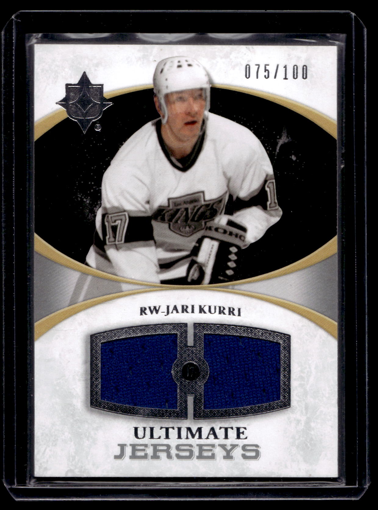 2010-11 Upper Deck Ultimate Collection - Ultimate Jerseys - Jari Kurri #UJ-JK /100