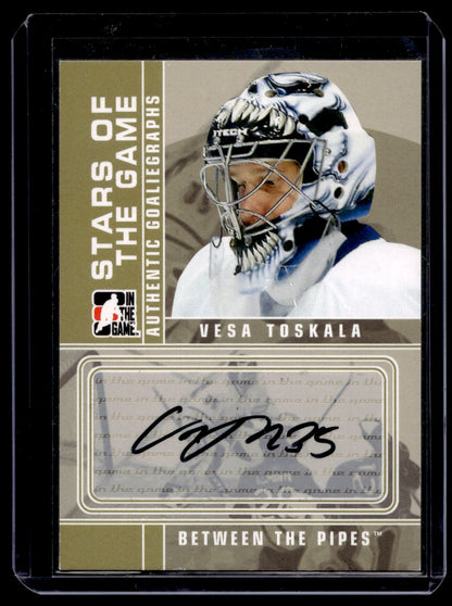 2008-09 In the Game Between the Pipes - Autographs - Vesa Toskala #A-VT