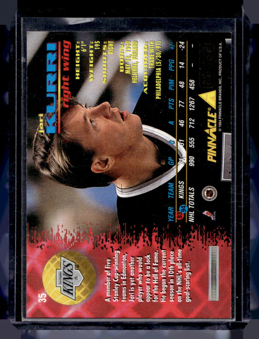 1994-95 Pinnacle - Artist's Proof - Jari Kurri #35
