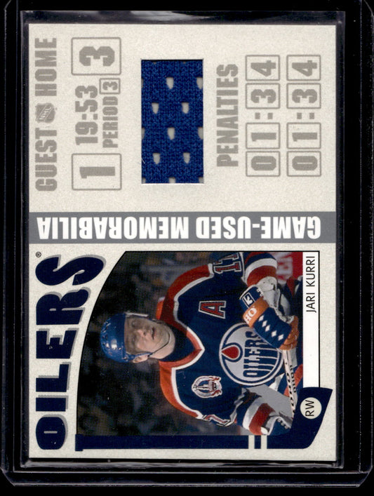 2004-05 In the Game Franchises Canadian Edition - Game-Used Memorabilia - Silver - Jari Kurri #SM-24 /70