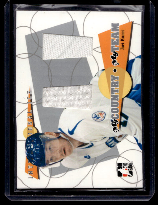 2006-07 In the Game-Used International Ice Signature Series - My Country My Team - Silver - Jari Kurri #MC-18 /60