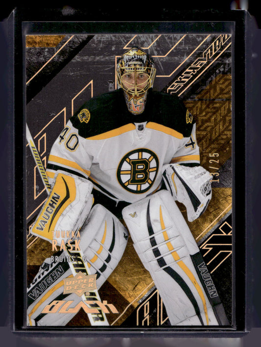 2015-16 UD Black - Gold Spectrum - Tuukka Rask #3 /25