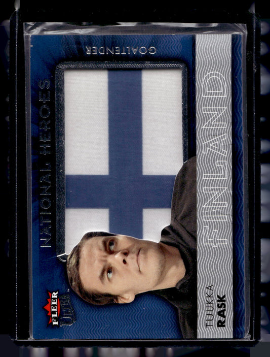 2014-15 Fleer Ultra - National Heroes Manufactured Flag Patch - Tuukka Rask #NH-TR
