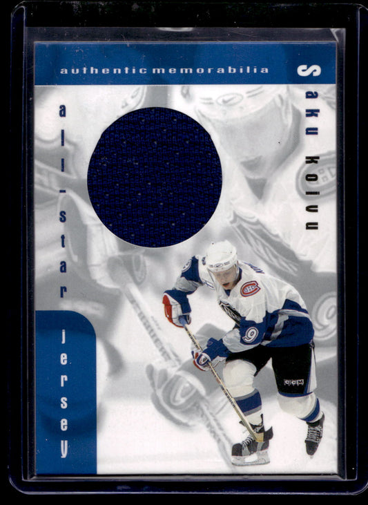 1999-00 In the Game Be A Player Memorabilia - All-Star Jersey - Saku Koivu #J-26