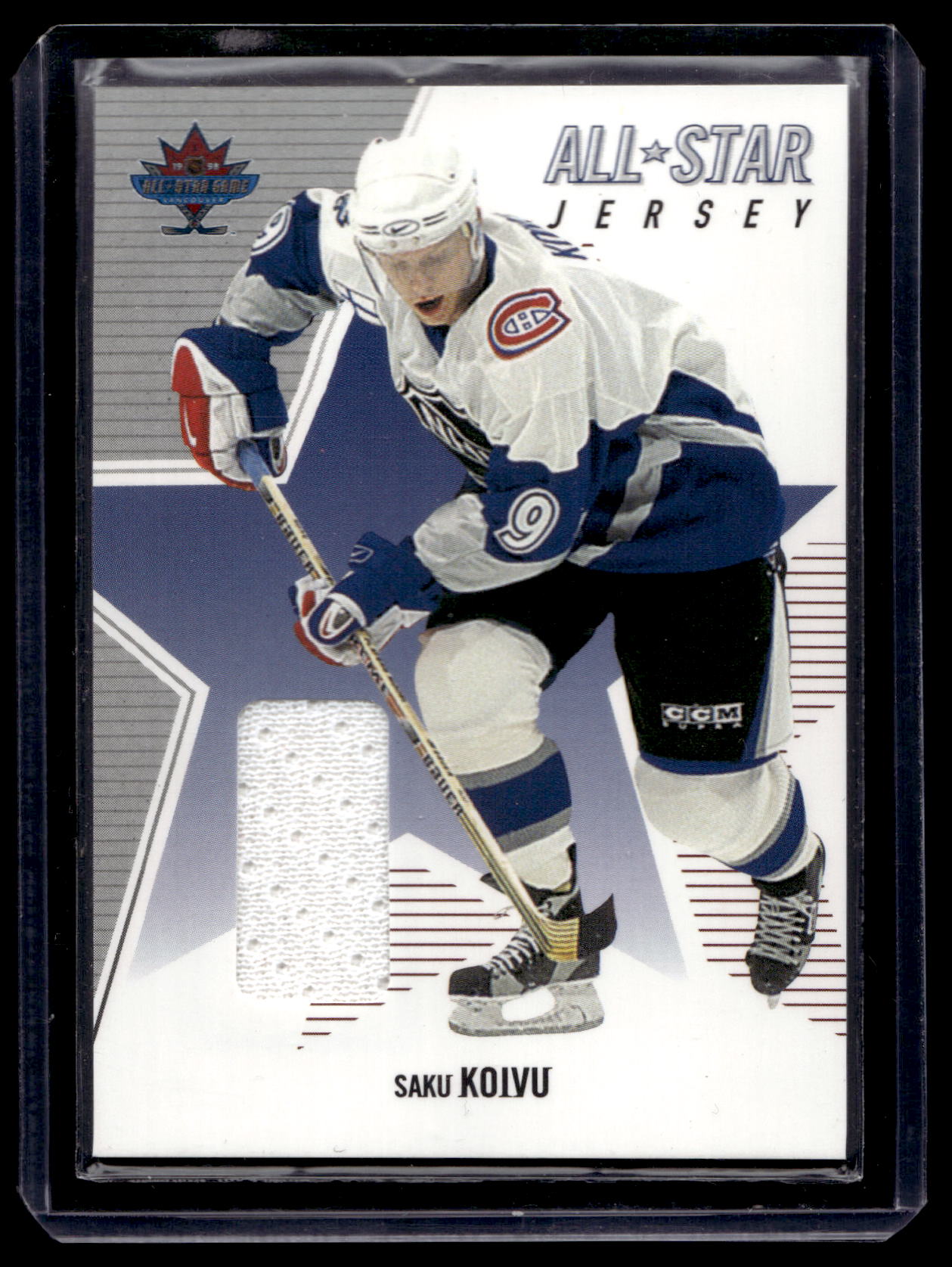 2002-03 In the Game Be A Player Memorabilia - All-Star Jerseys - Saku Koivu #ASJ-27