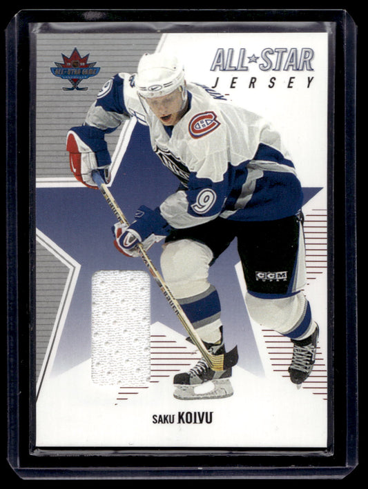 2002-03 In the Game Be A Player Memorabilia - All-Star Jerseys - Saku Koivu #ASJ-27