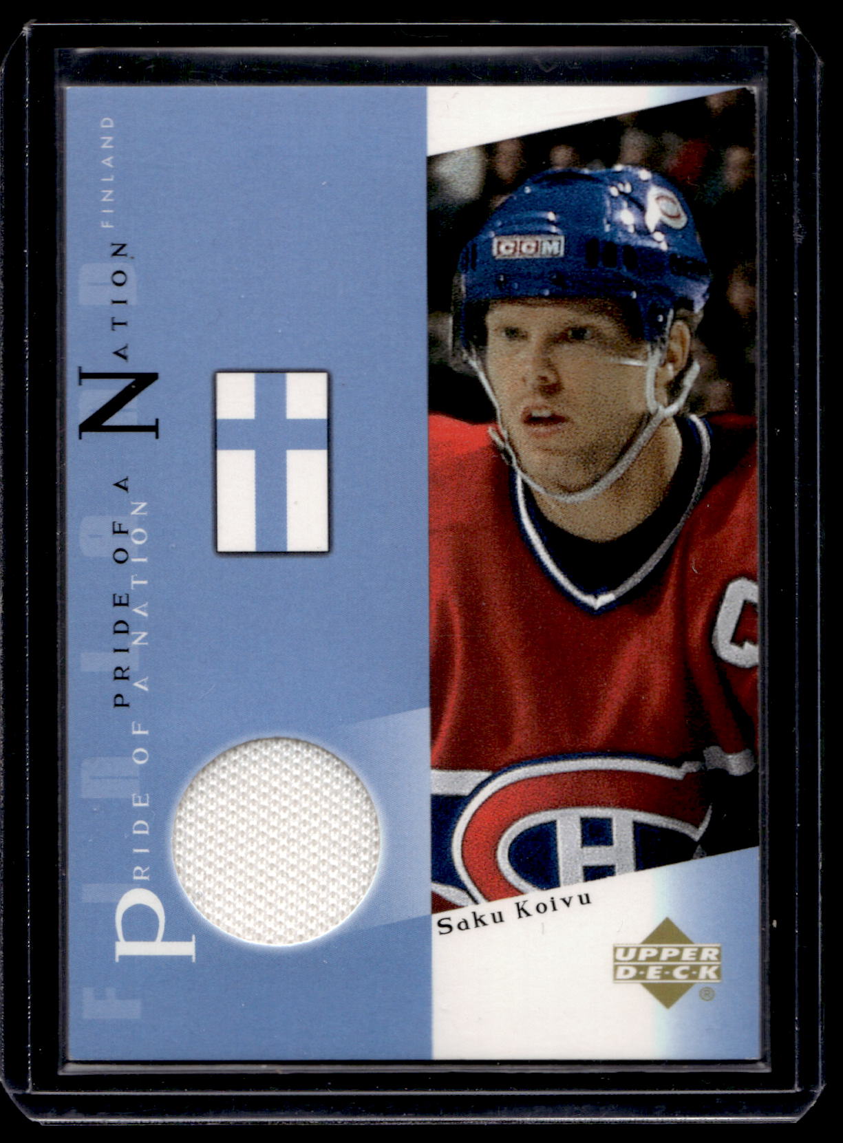 2001-02 Upper Deck - Pride of a Nation - Saku Koivu #PN-SK