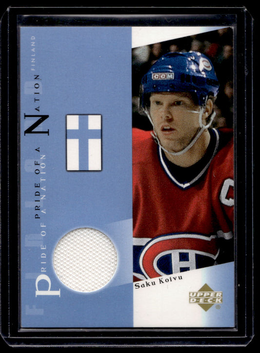 2001-02 Upper Deck - Pride of a Nation - Saku Koivu #PN-SK