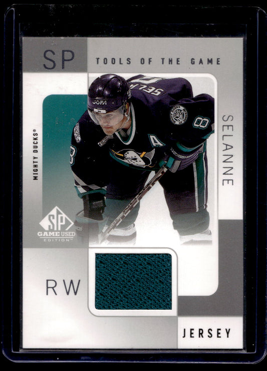 2000-01 Upper Deck SP Game Used Edition - Tools of the Game - Teemu Selanne #TS