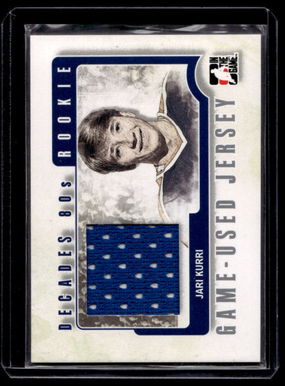 2010-11 In the Game Decades 1980s - Rookie Game-Used Jersey - Silver - Jari Kurri #RJ-04
