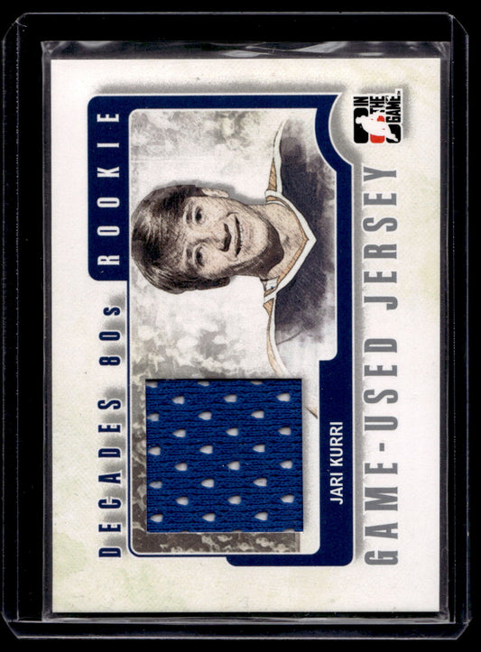 2010-11 In the Game Decades 1980s - Rookie Game-Used Jersey - Silver - Jari Kurri #RJ-04