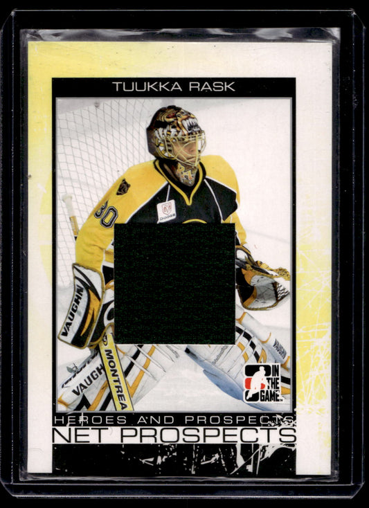 2007-08 In the Game Heroes and Prospects - Net Prospects - Silver - Tuukka Rask #NP-12 /90 RY